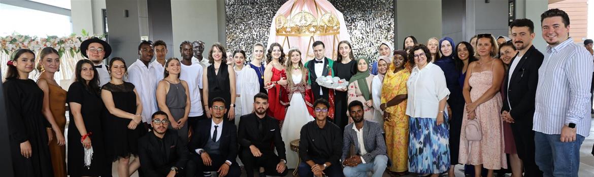 International Students at the Wedding Ceremony